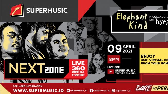 KONSER SERU DI APRIL 2021! SUPERMUSIC ‘NEXTZONE LIVE 360 VIRTUAL CONCERT’