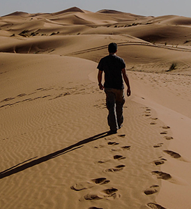 Gumuk Pasir Mirip Gurun Sahara Juga Ada di Garut!