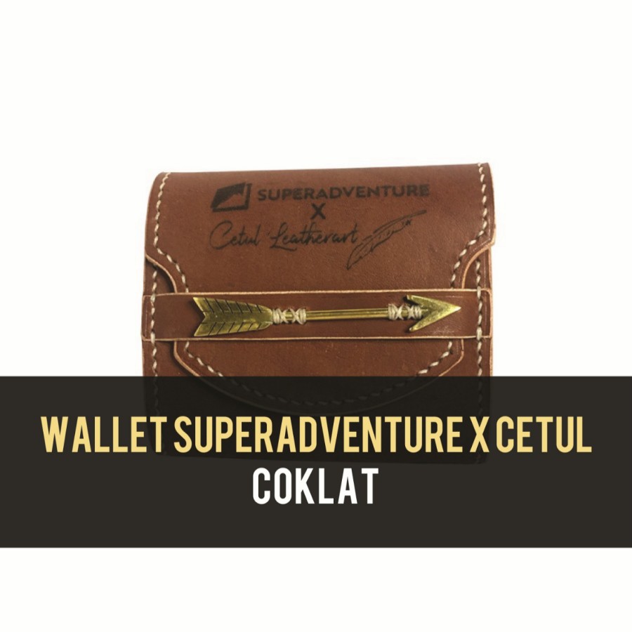 image Dompet  Wallet SA X Cetul - Coklat`